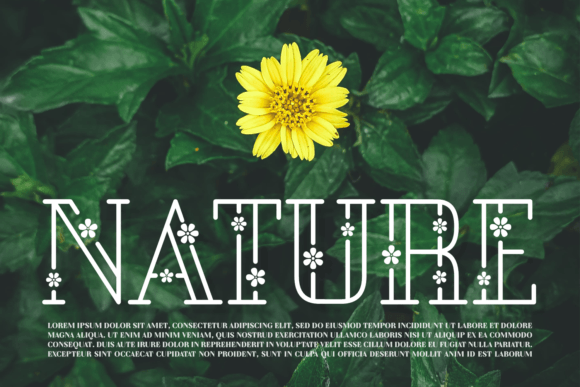 Cute Petal Font preview 2