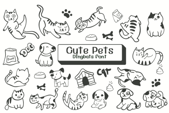 Cute Pets Font