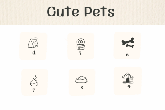 Cute Pets Font preview 4