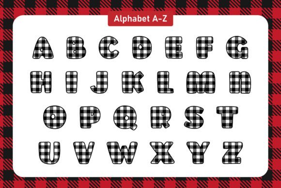Cute Plaid Font preview 3