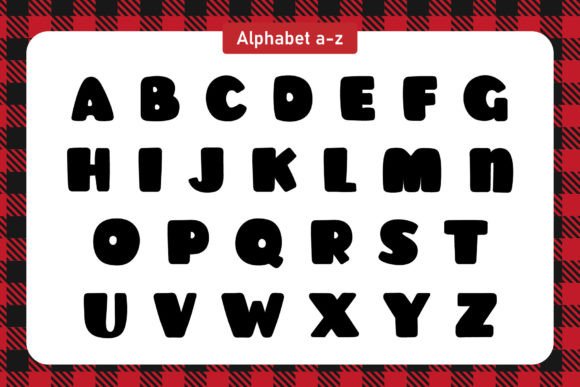 Cute Plaid Font preview 4