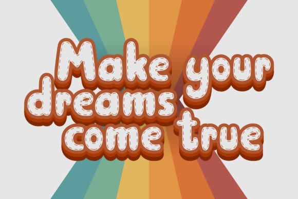 Cute Stitch Font preview 2