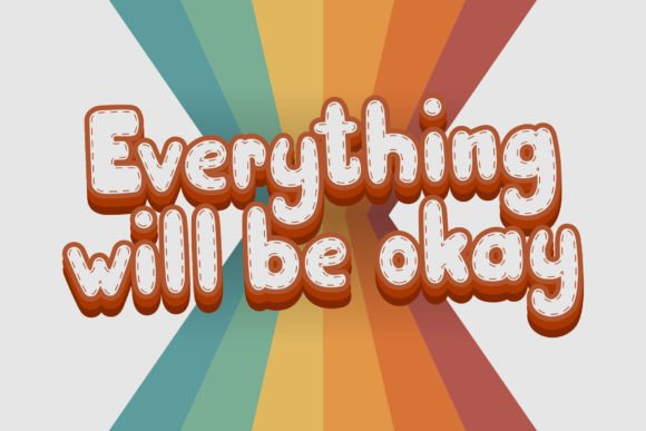 Cute Stitch Font preview 4