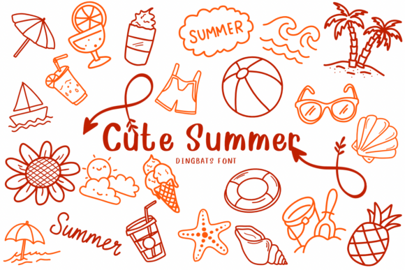 Cute Summer Font