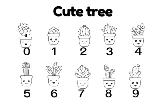 Cute Tree Font preview 4