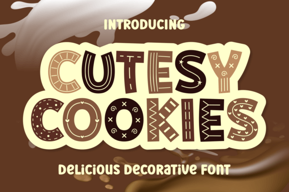 Cutesy Cookies Font