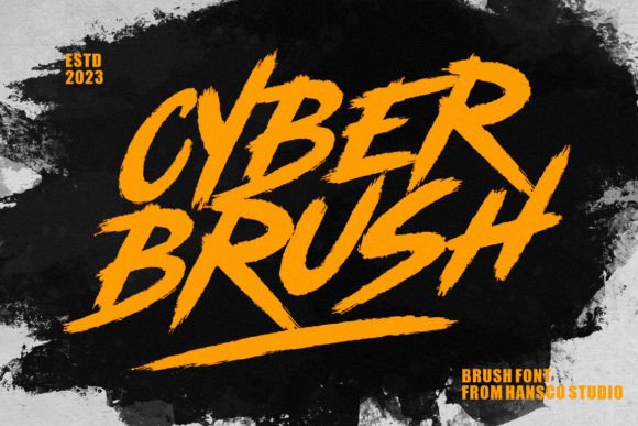 Cyber Brush Font