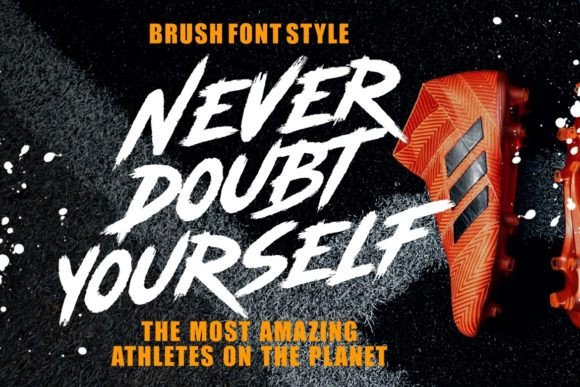 Cyber Brush Font preview 2