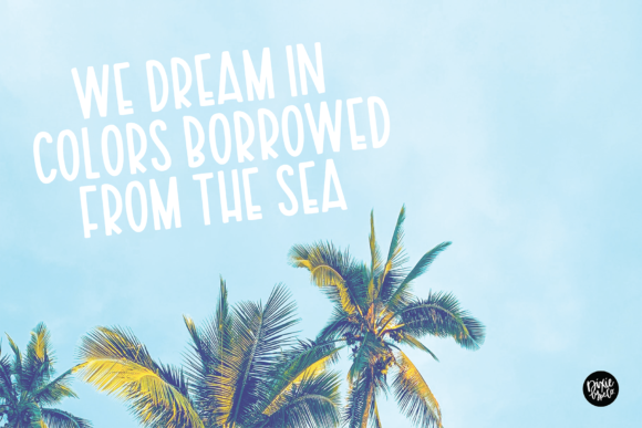 Aloma Island Font preview 3