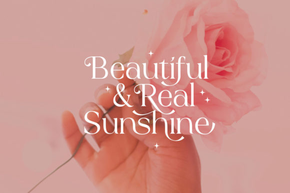Blushing Rose Font preview 2