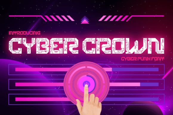 Cyber Crown Font