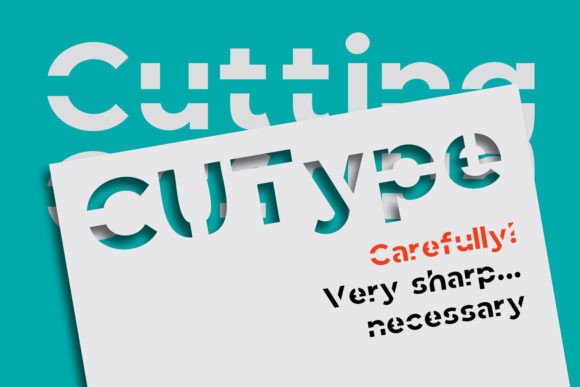 Cutype Font preview 2