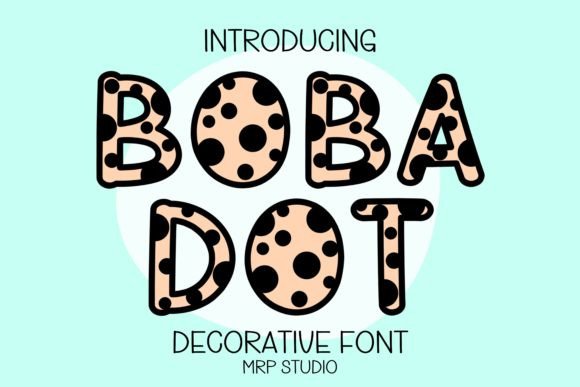 Boba Dot Font