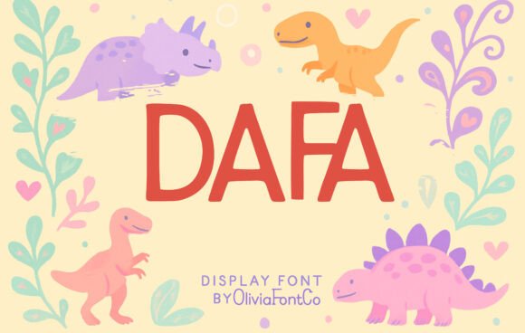 Dafa Font preview 2