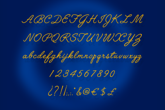Angelface Font preview 4