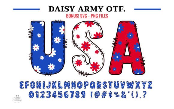 Daisy Army Font