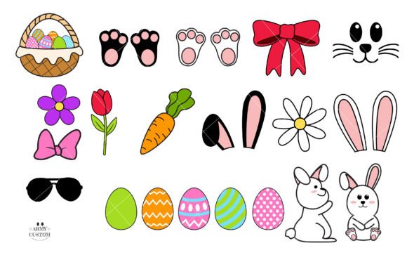 Daisy Flower Bundle Font preview 3
