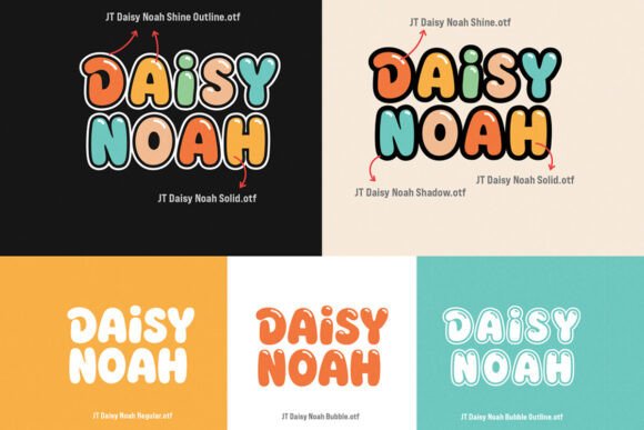 Daisy Noah Font preview 2