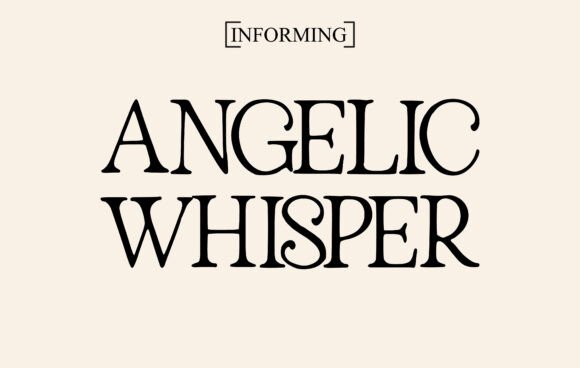 Angelic Whisper Font preview 2