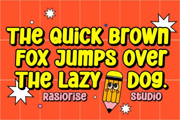 Dandy Jokes Font preview 3