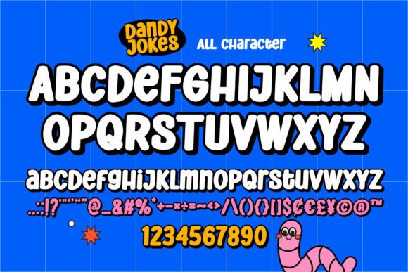 Dandy Jokes Font preview 4