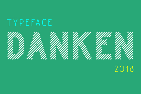 Danken Font preview 3