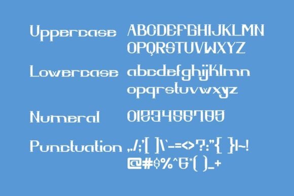 Danzen Font preview 2