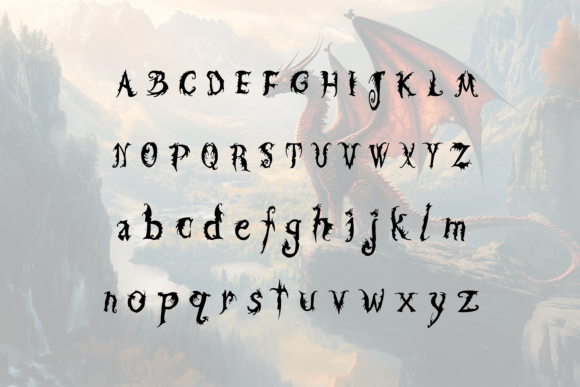Dargon Fantasy Font preview 3