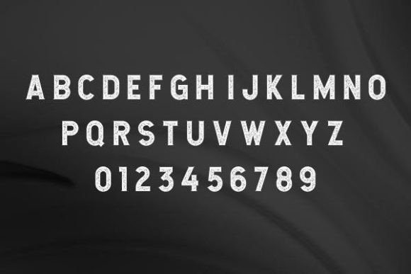 Dark Distressed Font preview 3