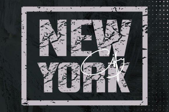 Dark Grunge Font preview 3