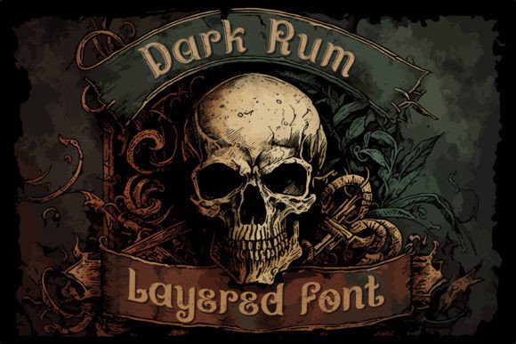 Dark Rum Font