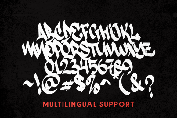 Darksite Font preview 4