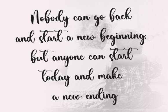 Darling Writing Font preview 4