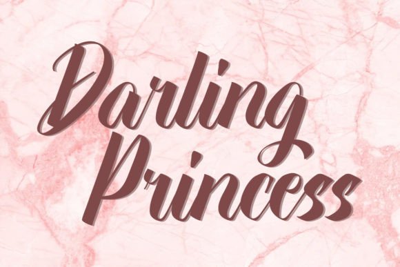 Darling Princess Font preview 2