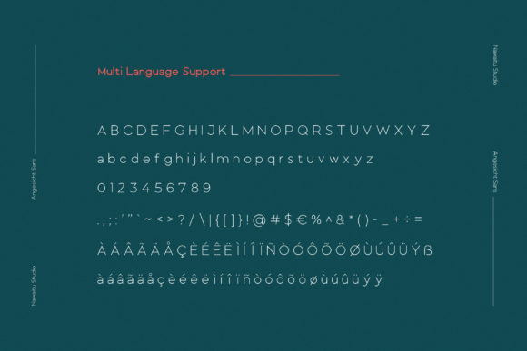 Angesicht Font preview 3