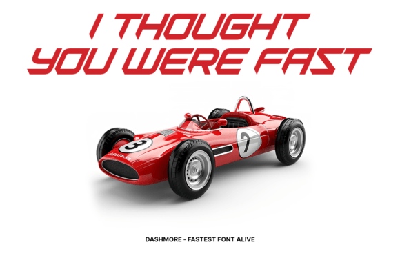 Dashmore Font preview 4