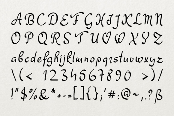 Dathyn Font preview 2