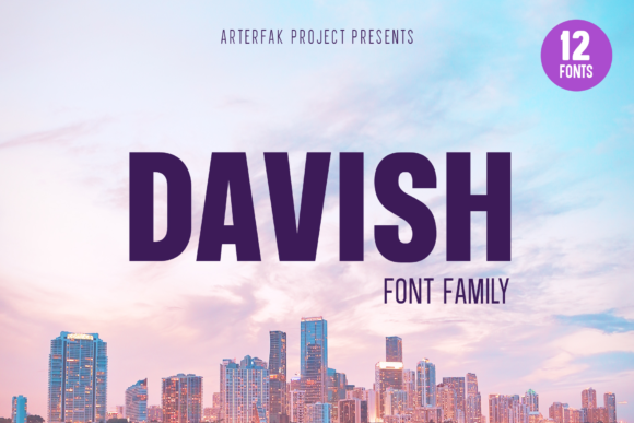 Davish Family Font Davish Family Font