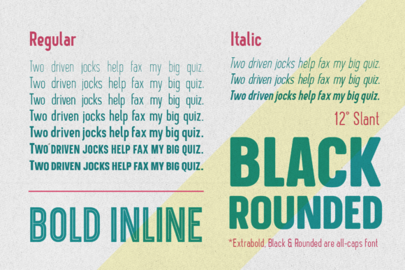 Davish Family Font preview 4