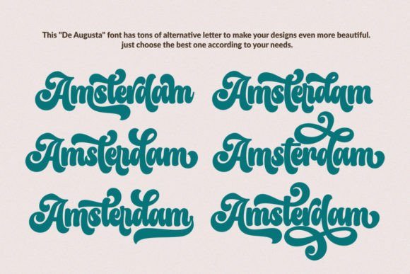 De Augusta Font preview 2