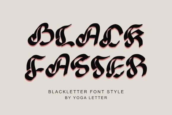 Black Faster Font