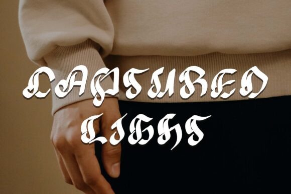 Black Faster Font preview 4