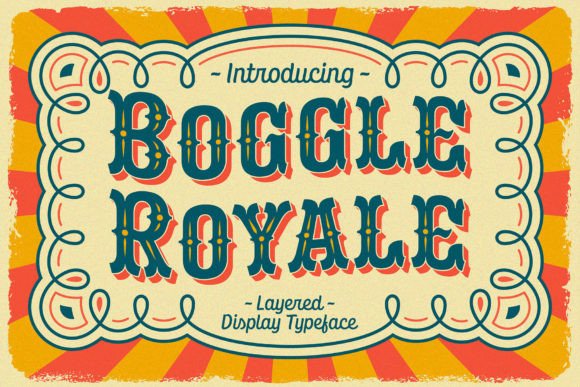 Boggle Royale Font