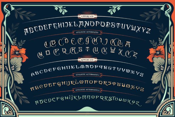 De Mucha Font preview 2