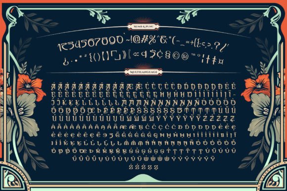 De Mucha Font preview 3