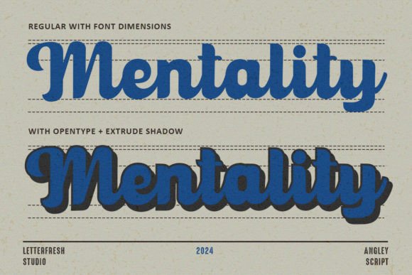 Angley Font preview 2