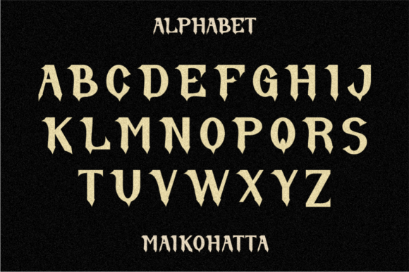 Dead Fataly Font preview 2