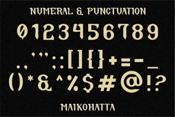 Dead Fataly Font preview 3