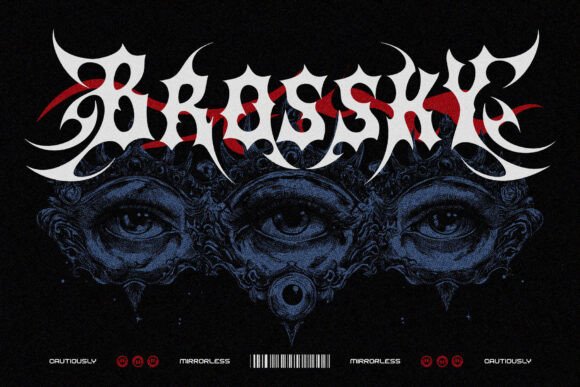 Dead Sky Font preview 4