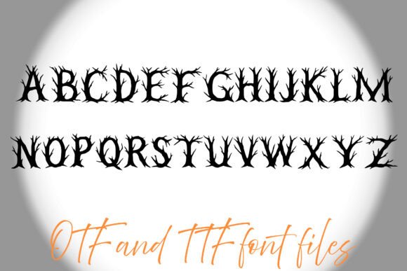 Dead Trees Font preview 3